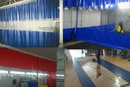 Protective PVC curtains and technical curtains