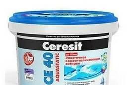 Затирка Ceresit СЕ40 Aquastatic для швов до 10мм