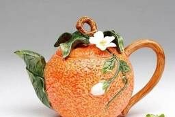 Заварочный чайник керамический Апельсин. Cosmos