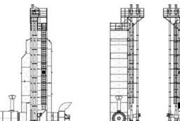 Зерносушилка шахтная RIR-20C газ; дизель, косвенный нагрев