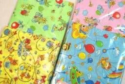 Детский комплект постельного белья в кроватку ткань бязь