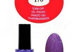 Tertio gel varnish Violet-lilac with glitter No. 170 10 ml