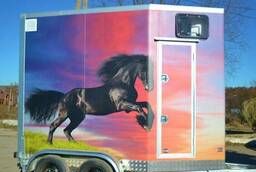 Horse transport, transportation of horses