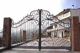 Forged products. Lattices, railings, gates.