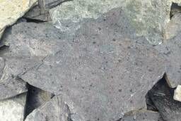 Малахитовый сланец натуральный природный камень плитняк
