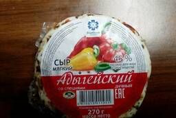 Soft cheese Adygei Dachny 45% mzhd