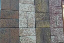 Paving slabs Square Leaf fall WINTER 4cm with marble. ..