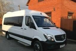 Order a minibus from 8 to 18 seats.