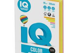 Бумага цветная IQ color, А4, 80 г/м2, 200 л. , (4 цвета x. ..