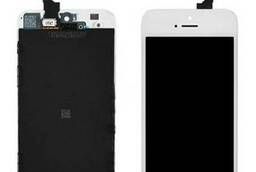 Дисплей для iPhone 5S тачскрин белый с рамкой AAA