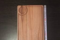 Доска для подачи из древесины Бук 255*180*12 мм