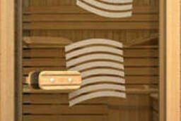 Дверь для сауны АКМА Арт-серия GlassJet Модерн 7х19 (коробка -осина/липа)