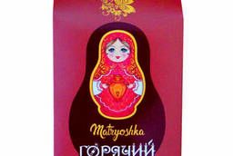 Hot chocolate Matreshka. Dry mixture for the preparation of mountains