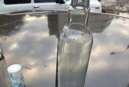 Guala glass vodka bottle with a cap set