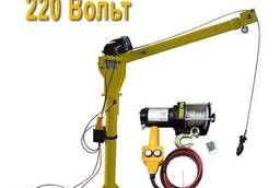 HP1000 mini-crane with a winch and a hydraulic jack. ..