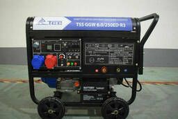 Инверторный бензиновый сварочный генератор TSS GGW 6. 0/250ED-R3