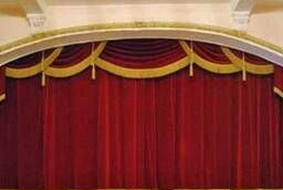 Production of theater curtains and stage clothes