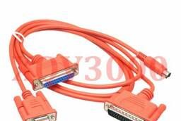 Кабель-конвертер RS232C/RS422 для соединения PC и ПЛК.