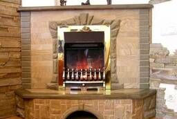 Fireplaces and Stoves - Sandstone cladding