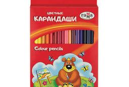 Colored pencils Gamma Cartoons, 36 colors. ..
