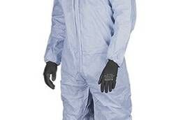 Fire-resistant overalls for protection from dirt of light chemicals