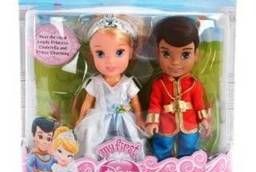 Disney Princess Doll Cinderella and Prince Chaming, 15 cm