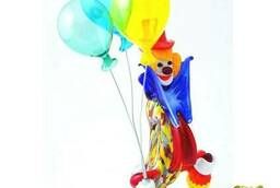MD11 Клоун Джуди с воздушными шариками и фляжкой h28cm. ..