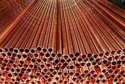 Copper pipes for water supply, heating and gas systems