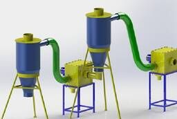 Additional drying module for plastic processing line