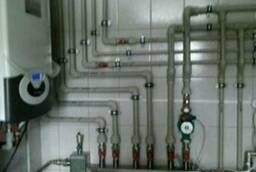 Монтаж системы отопления, водоснабжения, канализация