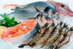 Морепродукты, рыба морская, речная