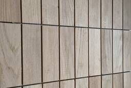 Мозайка плитка настенная и потолочная деревянная Дуб