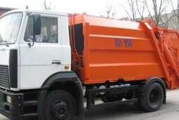 Garbage truck with rear loading KO-427-34