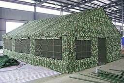 Tent made of PVC camouflage