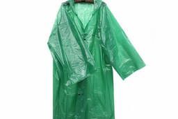 Fishing raincoat on buttons, green, size 60-62