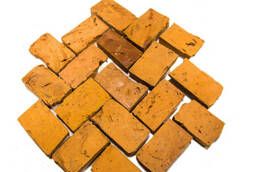 Floor tiles made of antique bricks element Tychok