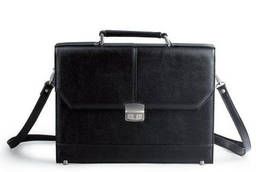 Briefcase, 36x27x8 cm, imitation leather, 2 compartments. ..