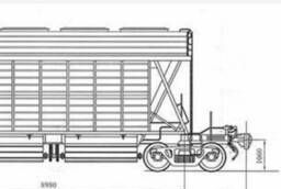 Продам хоппер вагоны для минеральных удобрений, 19-923