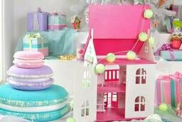 Розовый кукольный домик Арина