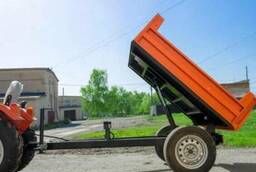 Dump trailer 1.5 t for a mini tractor is sold