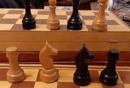 Шахматы СССР деревянные россыпью