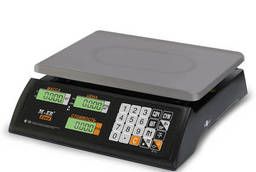 Торговые настольные весы M-ER 327 AC Ceed LCD Черные