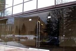 Street glass doors from the manufacturer