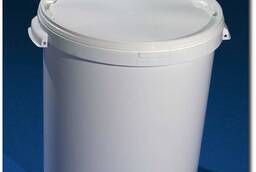 Plastic round bucket 27, 6 l with lid JET 260