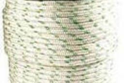 Polyamide rope with a core. Diameter 4 mm