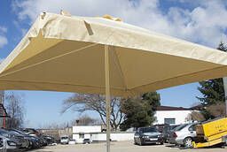 Замена куполов для уличного зонта 4х4м