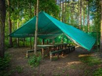 Тент туристический для палатки с люверсами 6х8 м