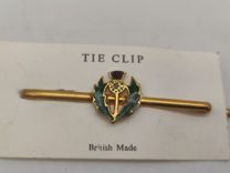 Заколка для галстука новая Шотландия 1960-1980