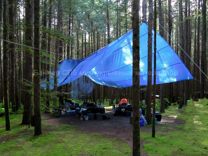 Тент туристический для палатки с люверсами 6х8 м