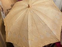 Зонт от солнца винтаж шелковый